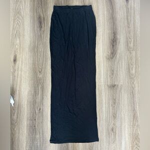 Elegant Black Maxi Skirt